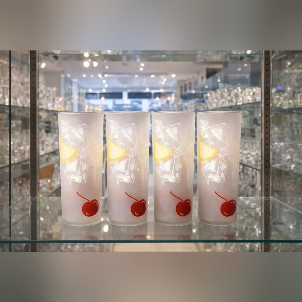Mid-century modern Federal frosted glass. - Picture 1 of 2